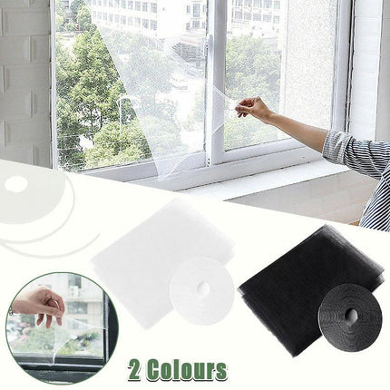 Insect Mesh Window Curtain Wasp Mosquito Bug Netting Cover Kit Fly Screen Net AU - Aimall