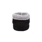 Neck Warmer Tube Winter Knitted Scarf Thermal Fleece Thicken Chunky Unisex Snood - Aimall