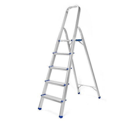 3/4/5 Step Multi-Purpose Folding Ladder Aluminium Light Weight Non Slip Platform - Aimall