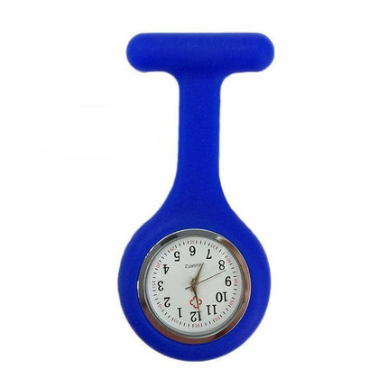 1×Silicone Nurse Brooch Tunic Fob Watch Nursing Nurses Pendant Pocket Watch AU - Aimall