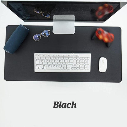 80*40CM Leather Mouse Pad Gaming Desk Mat Anti Slip Extended Waterproof Mousepad - Aimall