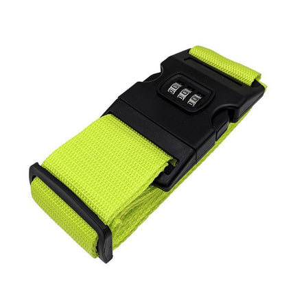 Luggage Strap Code Password Travel Suitcase Secure Lock Safe Nylon Packing Belt - Aimall