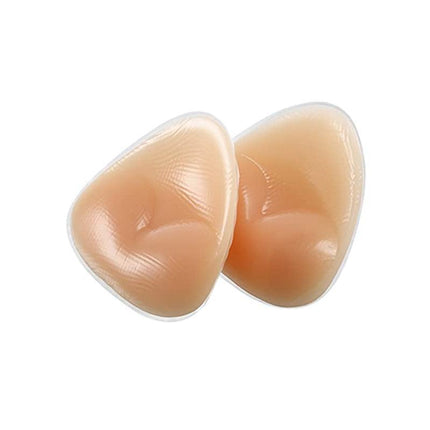Triangle Push-up Silicone Bra Inserts Breasts Pad Bikini Bra Cleavage Enhancers - Aimall