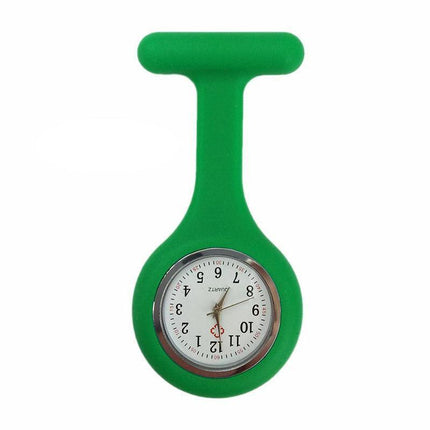 1×Silicone Nurse Brooch Tunic Fob Watch Nursing Nurses Pendant Pocket Watch AU - Aimall