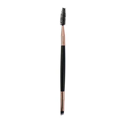 Eyebrow Brush Dual-ended Duo Brow Eyeliner Angled Cut Spoolie Brush Makeup Tools - Aimall