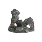 Aquarium Rockery Landscaping Cave Mountain View Decoration Ornament Fish Tank - Aimall