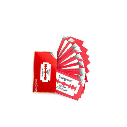 10-200 PCS Super Platinum Ultra Sharp Double Edge Cut Throat Razor Barber Blades - Aimall