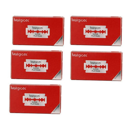 10-200 PCS Super Platinum Ultra Sharp Double Edge Cut Throat Razor Barber Blades - Aimall