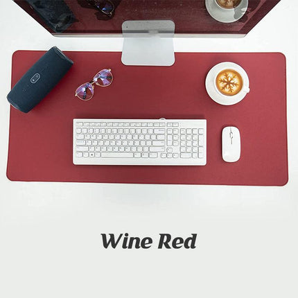 80*40CM Leather Mouse Pad Gaming Desk Mat Anti Slip Extended Waterproof Mousepad - Aimall