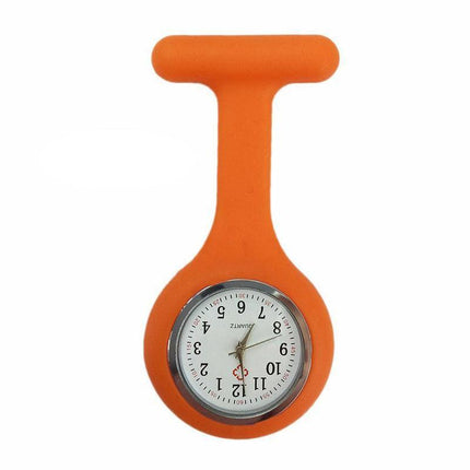 1×Silicone Nurse Brooch Tunic Fob Watch Nursing Nurses Pendant Pocket Watch AU - Aimall