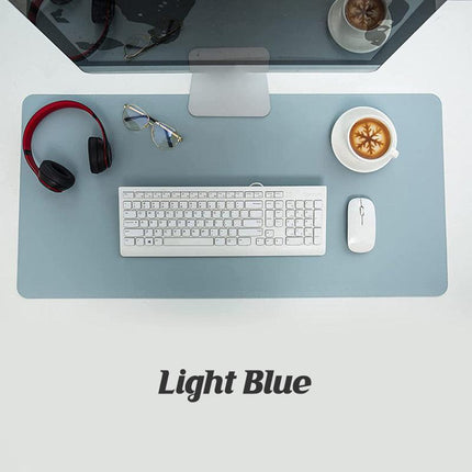 80*40CM Leather Mouse Pad Gaming Desk Mat Anti Slip Extended Waterproof Mousepad - Aimall