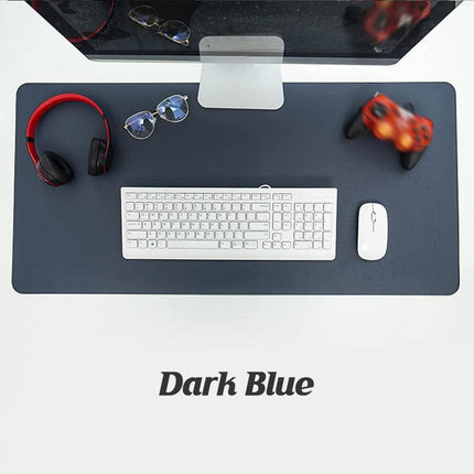 80*40CM Leather Mouse Pad Gaming Desk Mat Anti Slip Extended Waterproof Mousepad - Aimall
