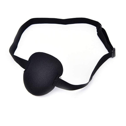 1/2/3/4/5PCS Eye Patch Shade Concave Washable Soft Adjustable Strap Black AU - Aimall