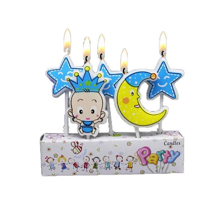Birthday Cake Candle Party Decorations Cute Characters Kids Featured Cards New Aimall