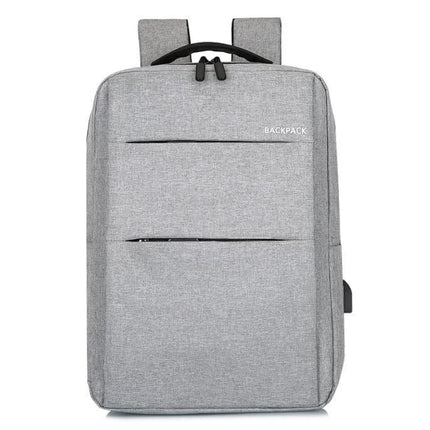 Men Women Canvas Waterproof Backpack Bag School Travel Laptop Bag Business Bag - Aimall