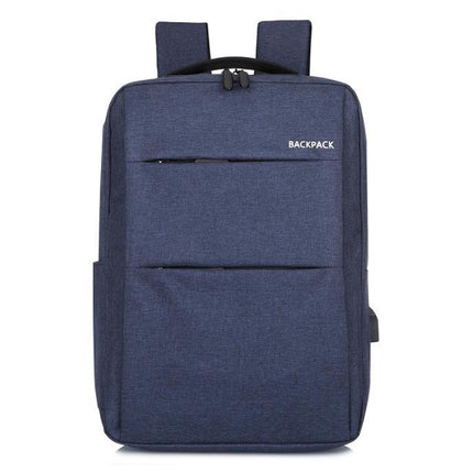 Men Women Canvas Waterproof Backpack Bag School Travel Laptop Bag Business Bag - Aimall