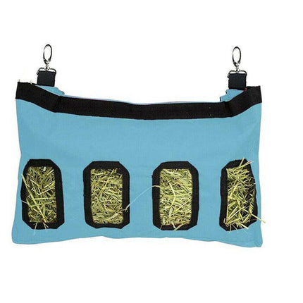 Rabbit Hay Feeder Bag Pet Rat Food Hanging Storage Slow Eating Feeding Pouch S/L - Aimall