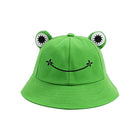 Adult Kids Frog Bucket Hat Outdoor Hiking Beach Fishing Cap Sunscreen Sunhat LM - Aimall