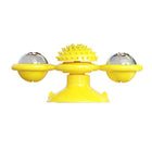 Windmill Pet Cat Treat Food Dispenser Toys Slow Feeder Puzzle Interactive Toys - Aimall
