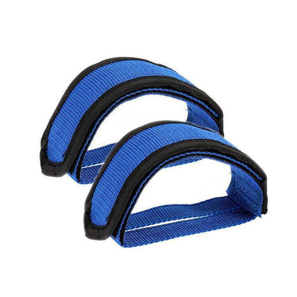 2PCS Toe Clips Straps Fixie Bicycle Pedals Anti-slip Cycling Bike Black AU Stock - Aimall