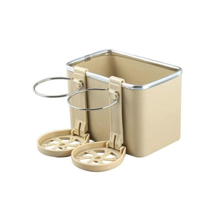 Car Armrest Storage Tissue Box Drawer Holders Water Cup Multifunctional Box AU - Aimall