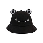 Adult Kids Frog Bucket Hat Outdoor Hiking Beach Fishing Cap Sunscreen Sunhat LM - Aimall