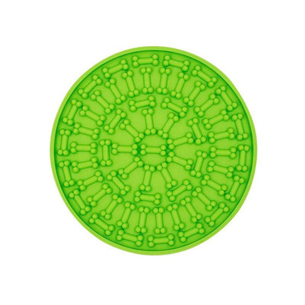 Fun Pet Dog Lick Pad Bath Washing Buddy Distraction Suction Grooming Helper Mat - Aimall