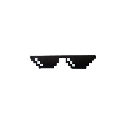 Thug Life Sunglasses Deal With It 8/6 Bit Pixel Glasses Cool Fashion Goggles - Aimall