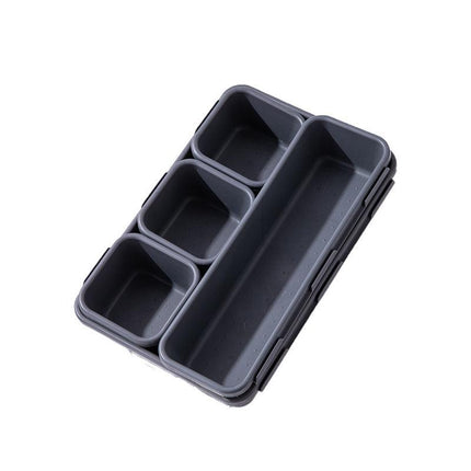 8pcs/set Drawer Desk Draw Cutlery Storage Tray Office/Home Kitchen Organizer Box - Aimall