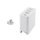48W QUALCOMM QC3.0 4 PORT TYPE C FAST WALL CHARGER PLUG Adapter AU STOCK - Aimall