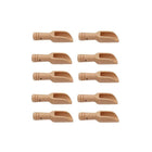 1/2/4/10 PCS Wooden Small Little Mini Scoop Salt Sugar Coffee Spoon Kitchen Tool - Aimall