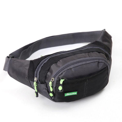 Fanny Pack Zip Pouch Hiking Climbing Sport Bum Waist Bag - Aimall