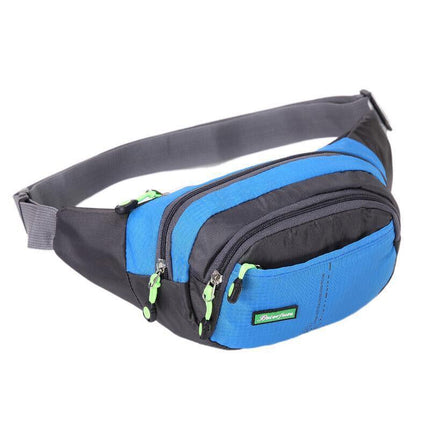 Fanny Pack Zip Pouch Hiking Climbing Sport Bum Waist Bag - Aimall