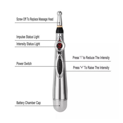Accupuncture Electronic Massage Pen Energy Pen Relief Pain Tool Meridian Therapy - Aimall