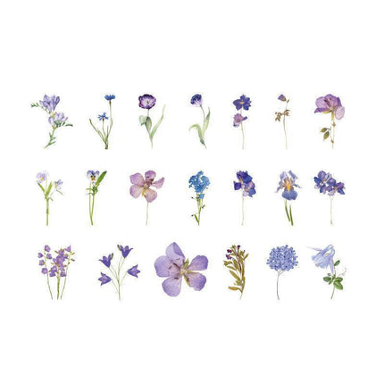 Scrapbooking Flower Stickers PET Transparent Sticker - Aimall