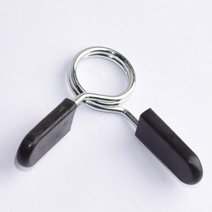 2/4x Clips Dumbbell Gym Weight Bar Collar Spring Standard Barbell Lock Clamp - Aimall