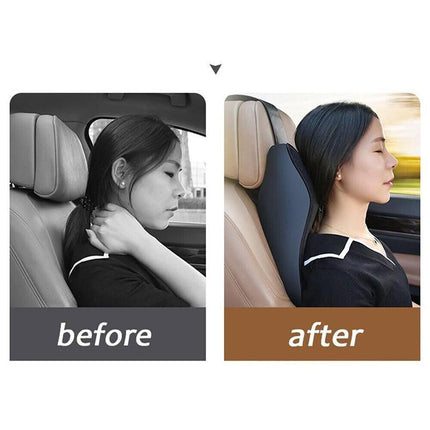 Car Seat Headrest Pad , Memory Foam Pillow , Head Neck Rest - Aimall