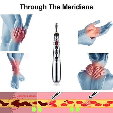 Accupuncture Electronic Massage Pen Energy Pen Relief Pain Tool Meridian Therapy - Aimall