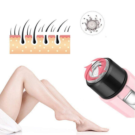 Women’s Facial Electric Shaver Hair Remover Trimmer Body Face Leg Bikini Armpit - Aimall