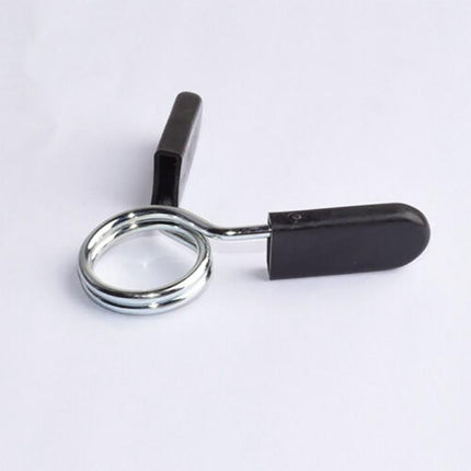 2/4x Clips Dumbbell Gym Weight Bar Collar Spring Standard Barbell Lock Clamp - Aimall