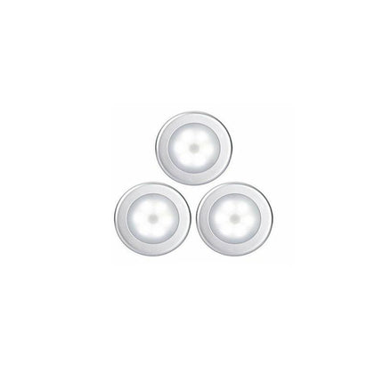 3x LED Motion Sensor Night Light Indoor Outdoor - Aimall