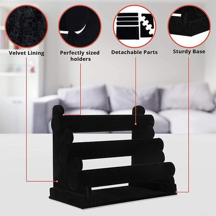 3Tiers Jewelry Bracelet Watch Display Holder - Aimall