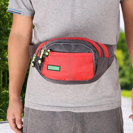 Fanny Pack Zip Pouch Hiking Climbing Sport Bum Waist Bag - Aimall
