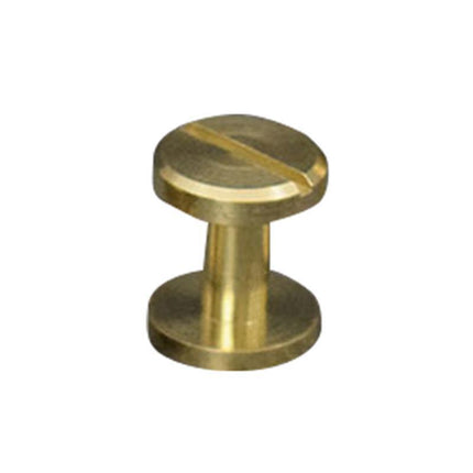 20x Belt Screw Leather Craft Chicago Nail Brass Rivets Stud Head Wallet Round - Aimall