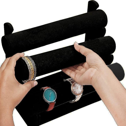 3Tiers Jewelry Bracelet Watch Display Holder - Aimall