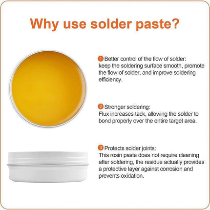 2X 10g Soldering Flux Paste PCB Rosin Welding DIY High Intensity Solder ZJ-18 - Aimall