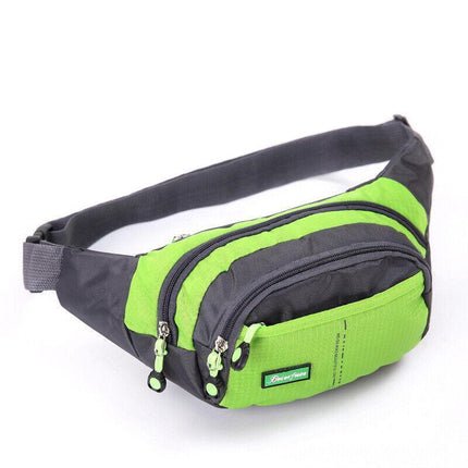 Fanny Pack Zip Pouch Hiking Climbing Sport Bum Waist Bag - Aimall