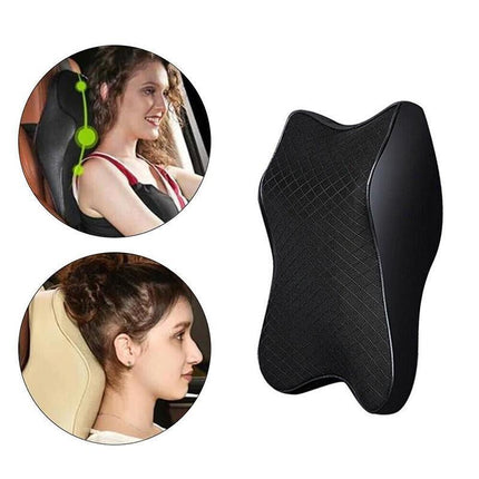 Car Seat Headrest Pad , Memory Foam Pillow , Head Neck Rest - Aimall