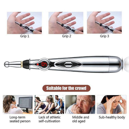 Accupuncture Electronic Massage Pen Energy Pen Relief Pain Tool Meridian Therapy - Aimall
