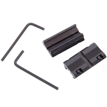 2PCS/Pack Tactical 11mm Dovetail to 20mm Weaver Picatinny Rail Adapter Mount AU - Aimall